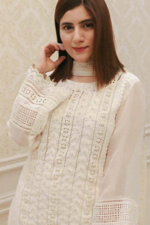 Maria.B Unstitched 3 piece lawn Embroidered suit D629